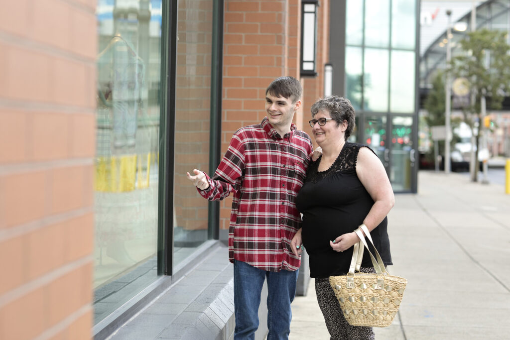 James Coursen Walking Downtown