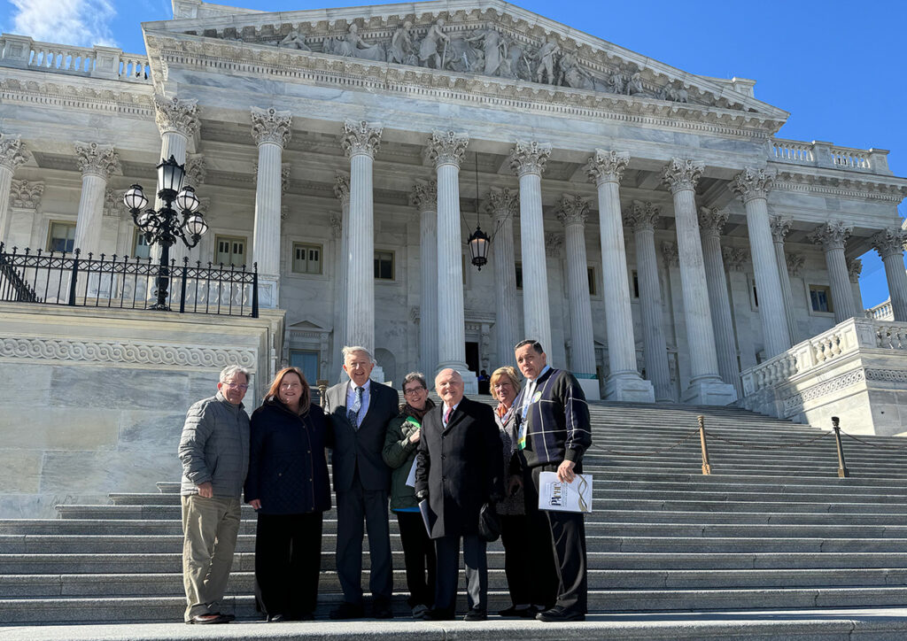 Gerard Geoffroy, third from right, attends annual forums in Washington, D.C.,